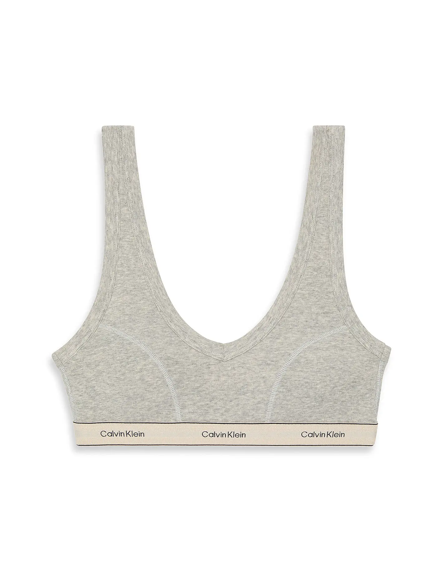 CALVIN KLEIN | Bustier | hellgrau